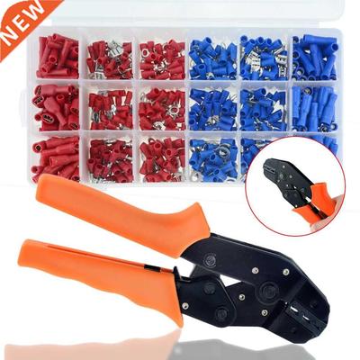 450PCS Terminals Cable Lugs Assortment Kit Wire Crimp Set +1