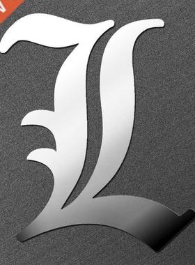 Death Note Anime Sticker  3D Metal Decals Stickers for M