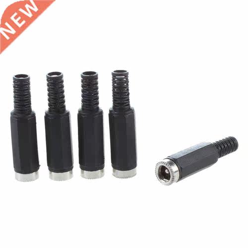 5 Pcs 2.1mm x 5.5mm Female DC Power Socket Jack Connector Ad