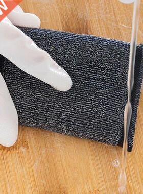 6pcs Kitchen's Steel Ring Mgics Dishwshing Sponge Clen