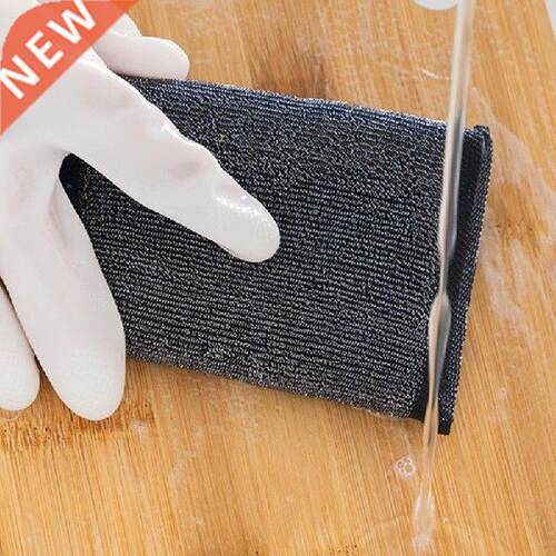 6pcs Kitchen's Steel Ring Mgics Dishwshing Sponge Clen