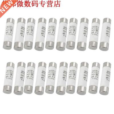 20pcs 500 V 2A Cilinder Cap Keramische Snelle Zekering Links