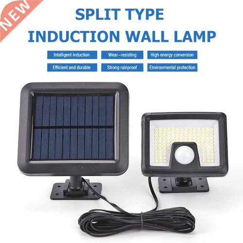 110led Solar Wall Light Motion Sensor Solar Powered Lamp