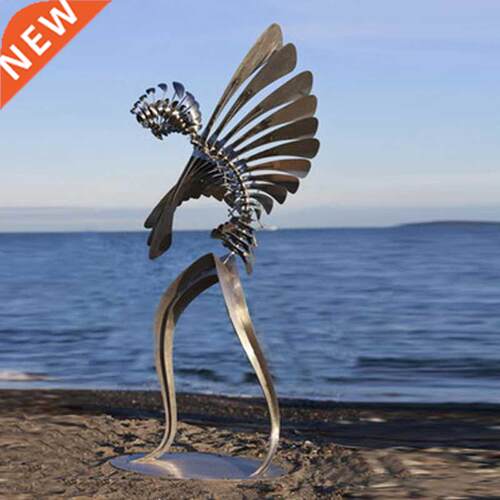 Metal Spinning Windmill Humanoid Outdoor Yard Patio Lawn