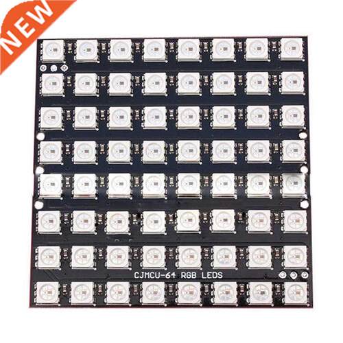 hot-8x8 64 LED Matrix WS2812 LED 5050 RGB Full-Color Driver
