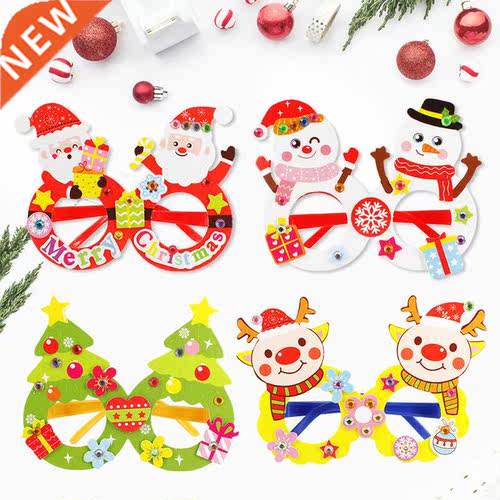 Kids  Christmas Glasses EVA Handmade Craft Educational Ma