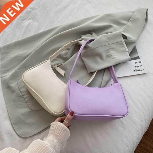 2021 New Handle Bag Women Retro Handbag PU Leather Shoulder