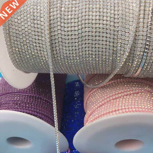 ss6 rhinestone cup chain opal colored base,fashion DIY jewel