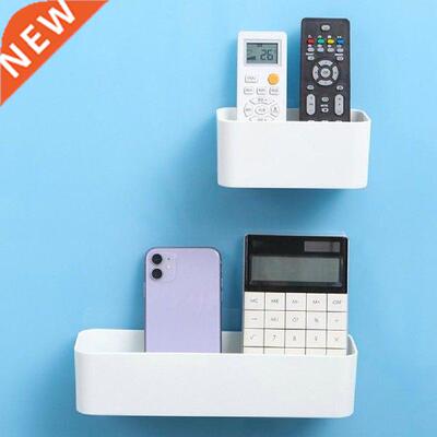 Seamless Wall-mounted Storage Box Toilet Rack Remote