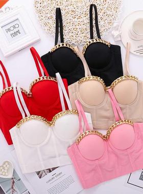 Ins Style 2020 New Metal Chain Design Ballroom Costume Stage