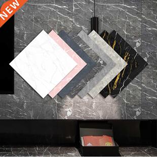 10pcs Waterproof Floor Stickers Self Adhesive Marble Wallpap