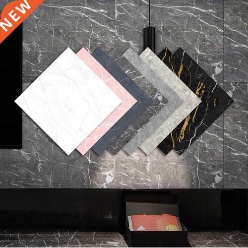 10pcs Waterproof Floor Stickers Self Adhesive Marble Wallpap