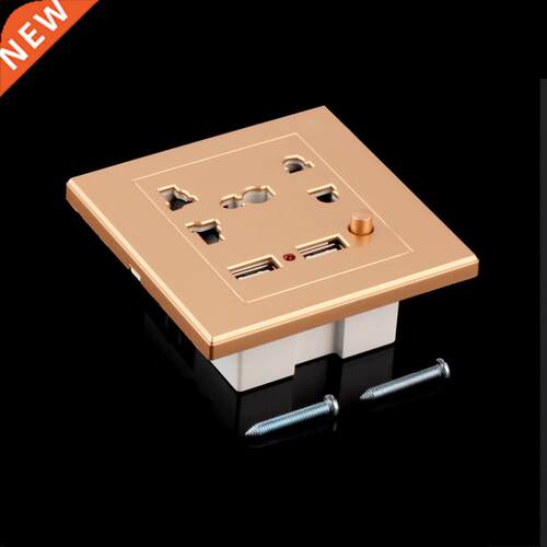 USB Wall Charger Station Socket Adapter Power Outlet Switch