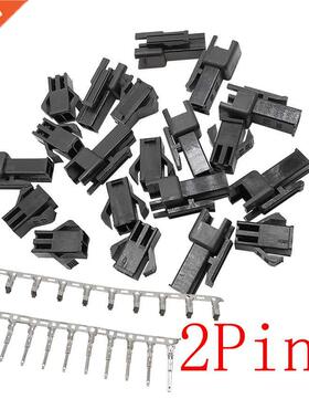20Set/lot JST SM 2P Connector SM 2Pin Pitch 2.54mm Male Plug