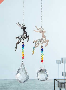 Reindeer Sun cher Gden Rainbow Maker Home Suncher