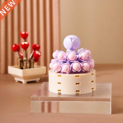 Bouquet Building Blocks 3D Model Building Blocks Home Potted