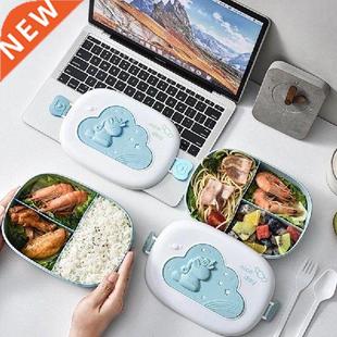 Cute Lunch Box for Kids Compartments Microwae Bento