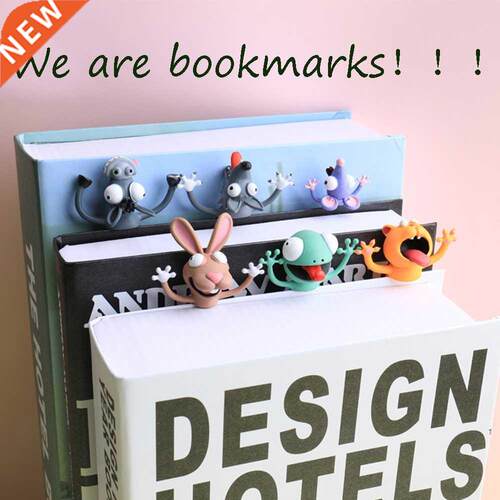 10cm Pretty Funny D Stereo Cartoon Animal Book Marker Panda
