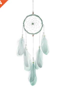 AT69 -Handmade Dre Catcher Net with Feathers Wall Hanging
