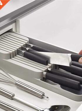 Knife Storage Case Cutlery Organizer Tray Knives Separation