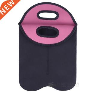 Portable 1/2 Bottles Neoprene Wine Bottle Freezer Bag Cooler
