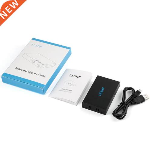 LESHP Black Portable Plug and Play Low Power Consumption 4K