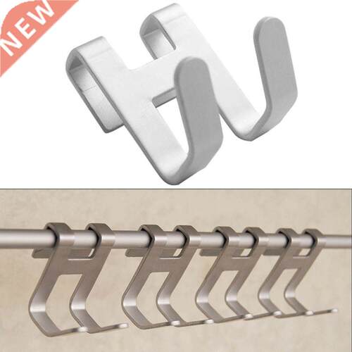 Space Aluminum Metal Shower Frameless Glass Door Hook Free H