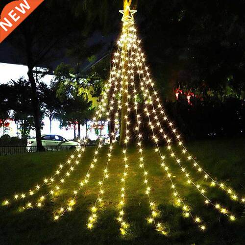Outdoor Party Wedding Decor Solar Powered Waterfall