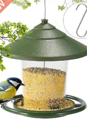 Pet Bird Feeder Pet Food Dispenser Outdoor Hanging Multiple