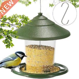 Pet Bird Feeder Pet Food Dispenser Outdoor Hanging Multiple