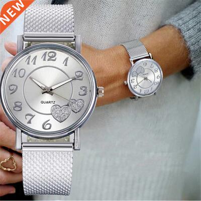 The Latest Top Fashion Ladies Mesh Belt Watch Wild Lady Crea