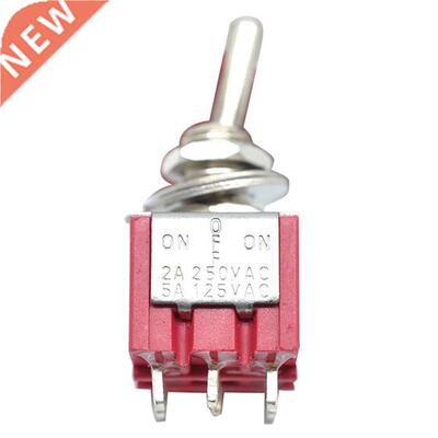 5Pcs MTS-303 On-Off-On 3PDT 9 Pins Switch AC 250V/2A 125V/5A