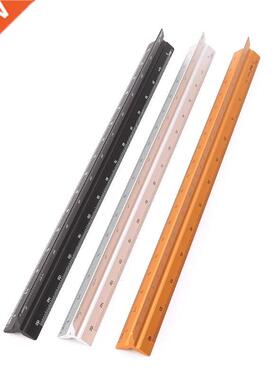 0cm Aluminum Triangular Scale Ruler Architect Engineer Draf