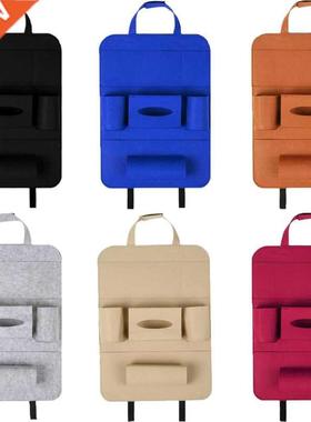 6Color Multi-Pocket Car Seat Back Organizer Storage Bag Pad