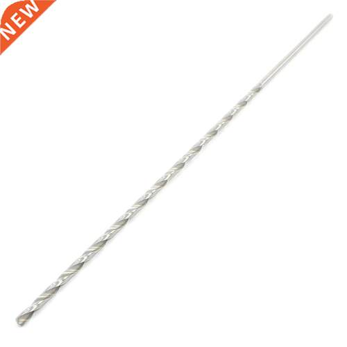HSS Shank 4mm Twist Head 300mm Long Drill Bit Silver Tone