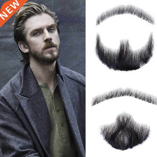 LiangMo Nep Lace Beard Hand Made By Hair Fake Beard For Man
