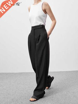 Mnealways 18 Spring Summer Black Ladies Office Trousers Wome