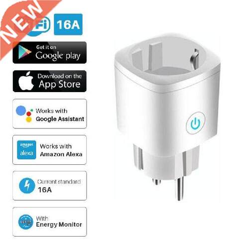 Smat lug WiFi Socket EU 16A owe Monito Timing Function
