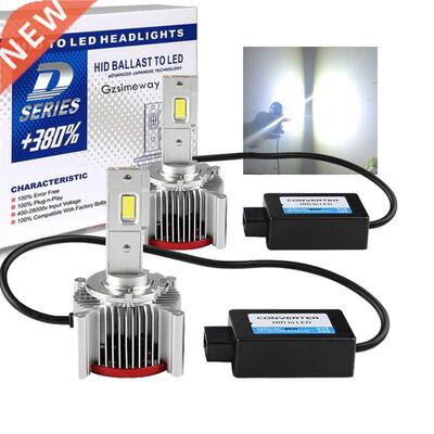 2PCS Car Light D1S D4S D2S LED Canbus Headlight D3S D1R D2R