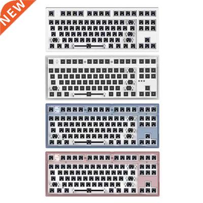 For Flesports RGB Backlit LED Mechanical Keyboard Kit MK870