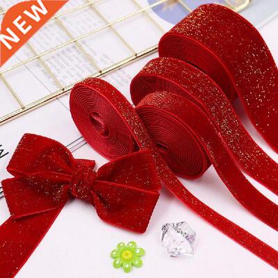 10/16/20/25/38mm 10 Yard Red Velvet Ribbons Wedding Party