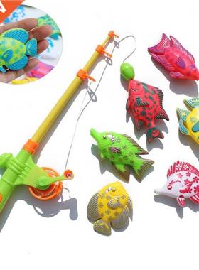 Children's 7pcs/Set Magnetic Fishing Parent-child interactiv