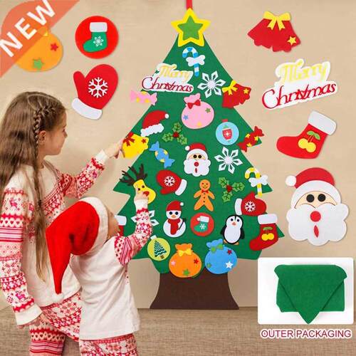 Kids  Felt Christmas Tree Merry Christmas Decorations For