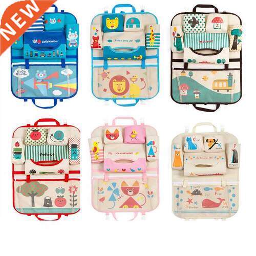 Creative Cartoon Car Seat Back Organizer Hang Storage Bag Ba