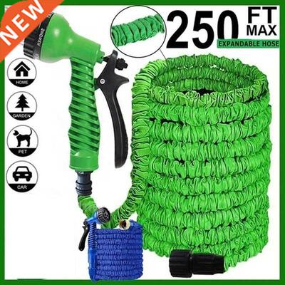 Expandable Garden Water Gun Hose 25-200FT Magic PVC Reel Pip
