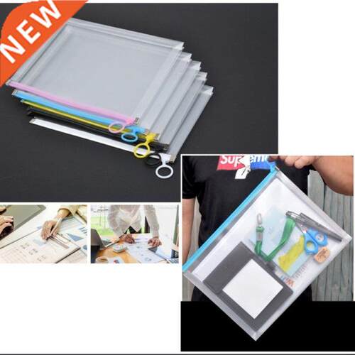 1 Pc Multfunctonal Transparent A4 A5 Fle Folder Document
