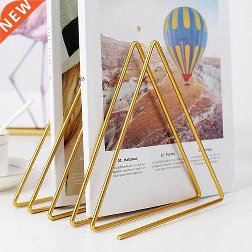Nordic Style Triangle Iron Storage Rack ook Magazine Holder