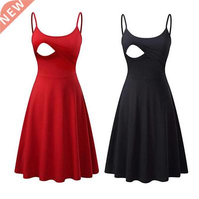 Women Pregnant Maternity Sling Solid color Tunic