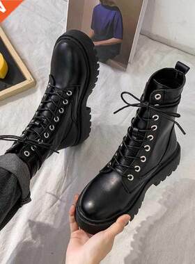 For Women Ankle Boots Winter Chunky oes Autumn Leather