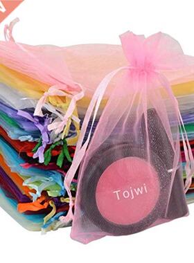 7x9 9x12 10x15 1x18cm 50 Pieces 19 Colors Jewelry Bag Weddi